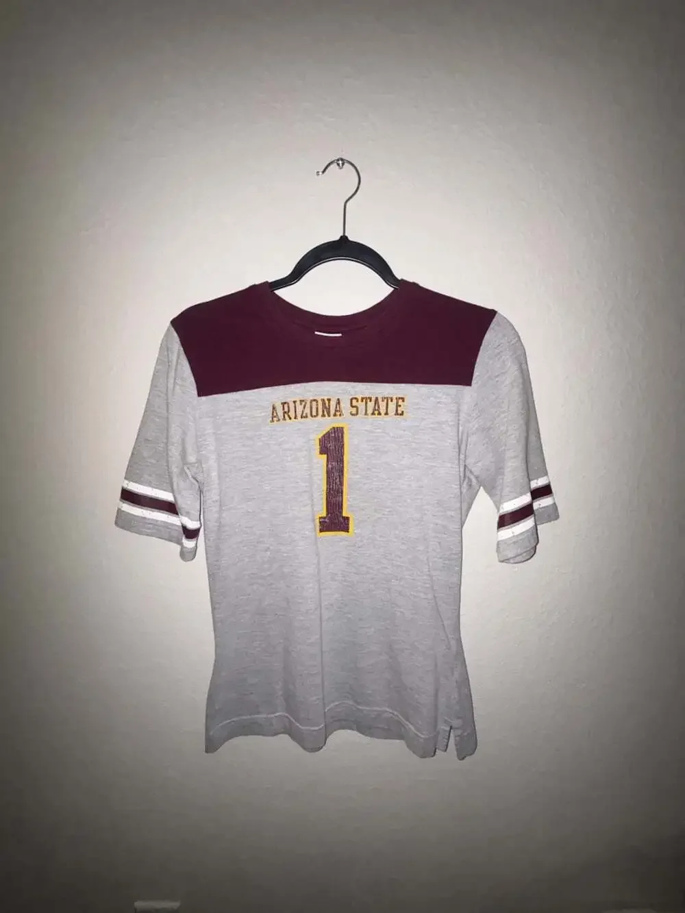 Vintage Nike Team Arizona State Sun Devils Number 1 Football Jersey Shirt